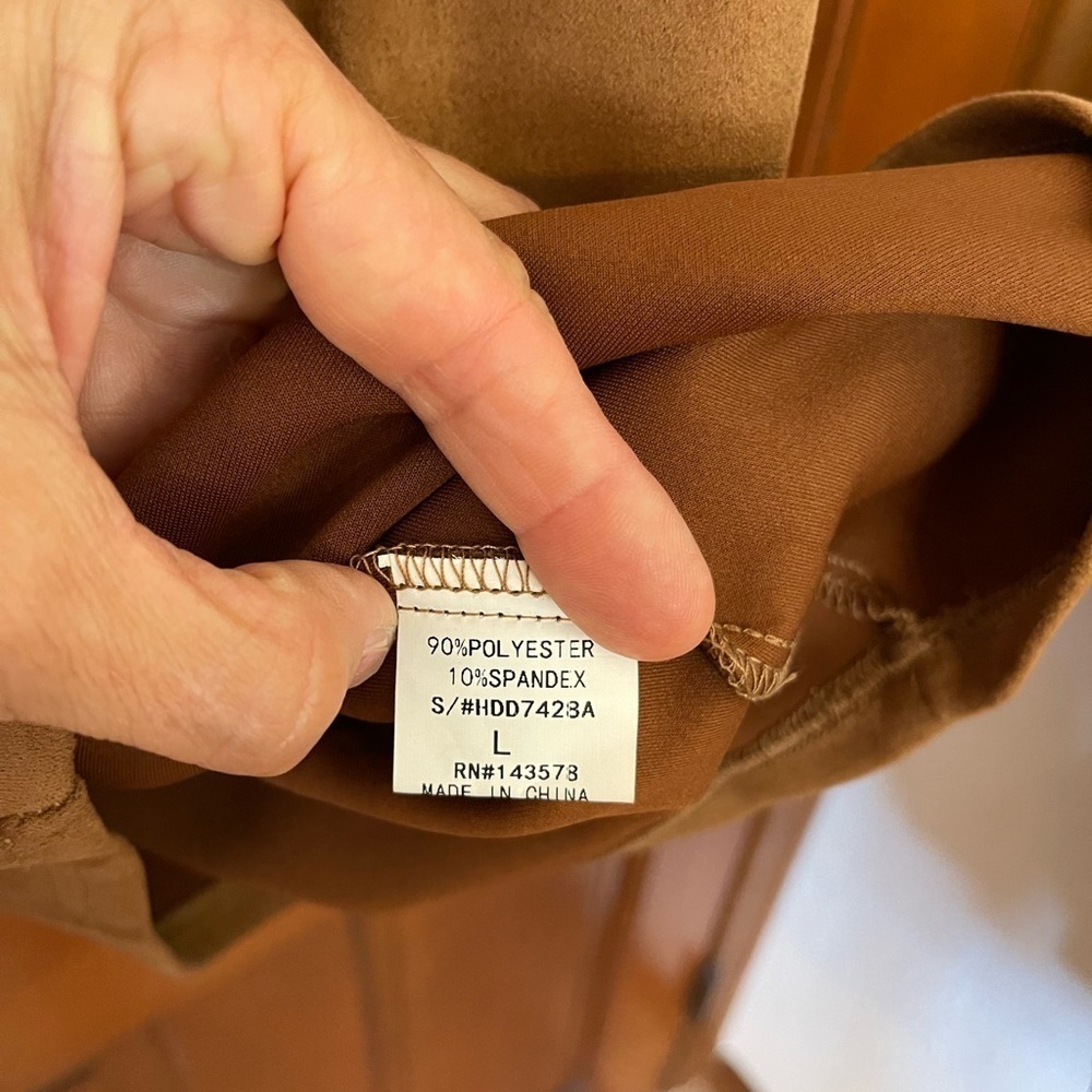 Hot & Delicious faux suede stretchy bodycon dress - Picture 5 of 5